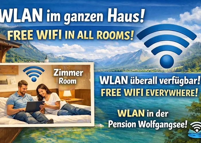 招待所 沃夫冈膳食公寓酒店 Saint Wolfgang